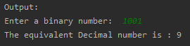 To convert Binary value into Decimal number SkillPundit
