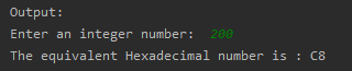 To convert Decimal number into Hexadecimal number SkillPundit