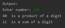 To find the Sum and Product of individual digits of given number SkillPundit