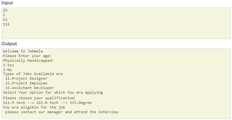 Skillpundit: C Program how to write job Program