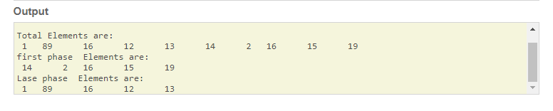 Skillpundit: C Program To Separate 5 Elements For Each Phase From Array Elements