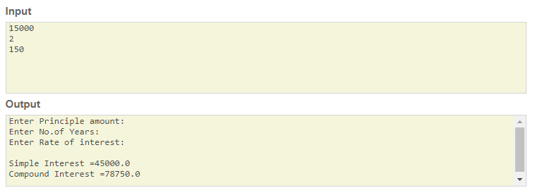 SkillPundit: JAVA Program To simple interest and compound interest simple interest and compound interest skillPundit