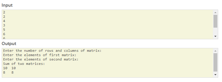 SkillPundit: JAVA Program To find Addition of two matrices. Addition of two matrices SkillPundit
