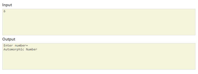 SkillPundit: JAVA Program To Check Whether the Given Number is Automorphic or Not. SkillPundit: PHP To Check Whether the Given Number is Automorphic or Not