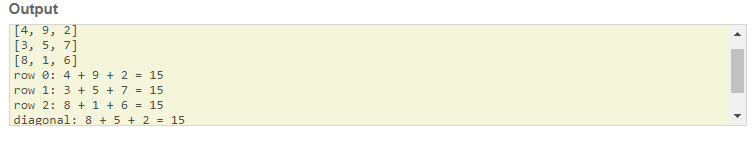 To check given matrix is magic square or not SkillPundit