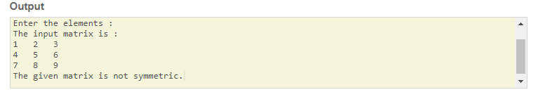 SkillPundit: JAVA Program To check given matrix is Symmetric or not. To check given matrix is Symmetric or not SkillPundit