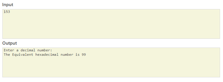 SkillPundit: JAVA Program To convert Decimal number into Hexadecimal number. To convert Decimal number into Hexadecimal number SkillPundit