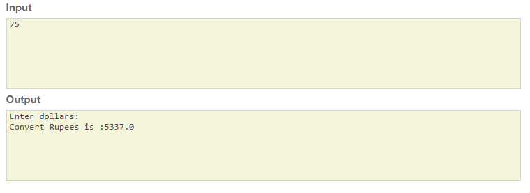 SkillPundit: JAVA Program To Convert Dollars into Rupees convert Dollars into Rupees skillPundit