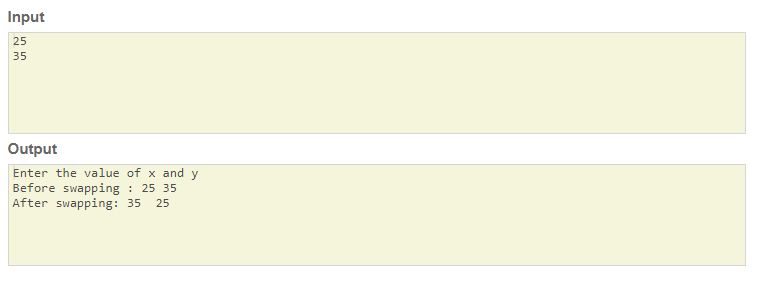 SkillPundit: JAVA Program To Interchange elements without using a temperory variables interchange elements without using a temperory variables skillPundit