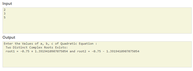 SkillPundit: JAVA Program To find the roots of the given Quadratic Equation To find the roots of the given Quadratic Equation SkillPundit