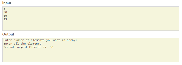 SkillPundit: JAVA Program To find Second biggest from the given n numbers. To find Second biggest from the given n numbers SkillPundit