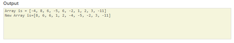 SkillPundit: JAVA Program To suppress the negative elements from the given array elements. To suppress the negative elements from the given array elements SkillPundit
