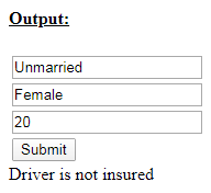 SkillPundit: JavaScript Program To Determine Whether A Company Insured Driver or Not Skillpundit: JavaScript Program to Determine Whether A Company Insured Driver or Not
