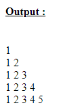 SkillPundit: JavaScript Program To print number triangle To print number triangle SkillPundit