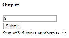SkillPundit: JavaScript Program To find the Sum of n distinct numbers Skillpundit: JavaScript Program to find the Sum of N distinct numbers