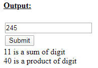 SkillPundit: Javascript Program To find the Sum and Product of individual digits of given number To find the Sum and Product of individual digits of given number SkillPundit