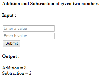 SkillPundit: PHP To Find Addition and Subtraction of Two Numbers SkillPundit: PHP To find Addition and Subtraction of two numbers