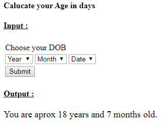 SkillPundit: PHP To Calculate Your age in days SkillPundit: PHP To Calculate Your age in days