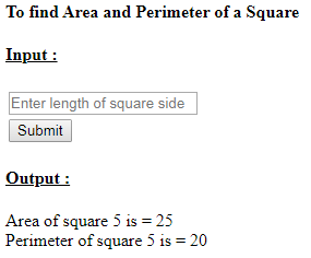 SkillPundit: PHP To Find Area and Perimeter of a Square SkillPundit: PHP To find Area and Perimeter of a square