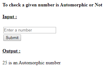 SkillPundit: PHP To Check Whether the Given Number is Automorphic or Not SkillPundit: PHP To Check Whether the Given Number is Automorphic or Not