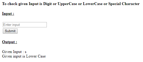 SkillPundit: PHP To check given Input is Digit or UpperCase or LowerCase or Special Character