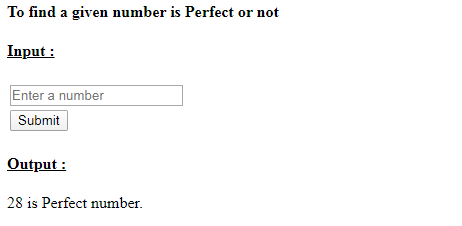 SkillPundit: PHP To Check Whether the Given Number is Perfect or Not SkillPundit: PHP To Check Whether the Given Number is Perfect or Not