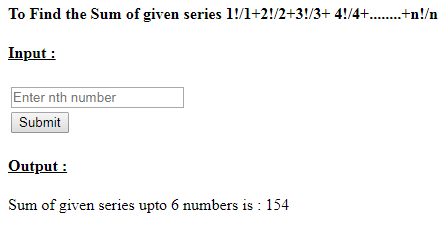 SkillPundit: PHP To Print Sum of 1!/1+2!/2+3!/3+ 4!/4+ …….+n!/n SkillPundit: PHP To Print Sum of 1!/1+2!/2+3!/3+ 4!/4+ …….+n!/n