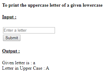 SkillPundit: PHP To Convert Lowercase Letter into Uppercase SkillPundit: PHP To Convert Lowercase Letter into Uppercase