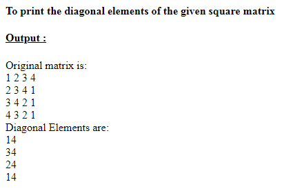 SkillPundit: PHP To print Diagonals of a given matrix