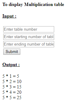 SkillPundit: PHP To Display the Multiplication Table for a Given Number SkillPundit: PHP To Display the Multiplication Table for a Given Number