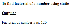 SkillPundit: PHP To Find the Factorial of a Given Number Using Static SkillPundit: PHP To find the factorial of a given number using static