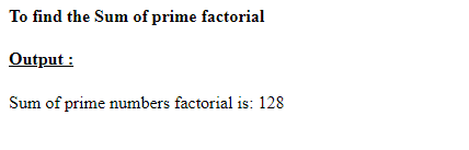 SkillPundit: PHP To Find All the Factorial Prime Numbers From 1 to 99