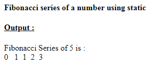 skillPundit: PHP To Generate Fibonacci Number Using Static skillpundit: PHP To generate Fibonacci number using static