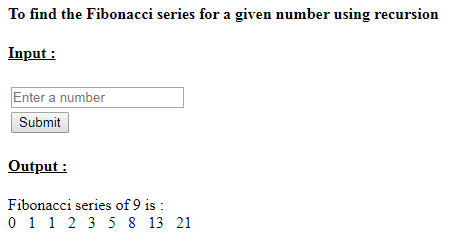 SkillPundit: PHP To Find the Fibonacci Series of a Given Number Using Recursion SkillPundit: PHP To find the Fibonacci series of a given number using recursion