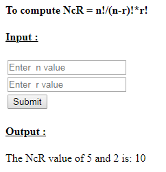 SkillPundit: PHP To Find the Binomial Coefficients Using Recursion