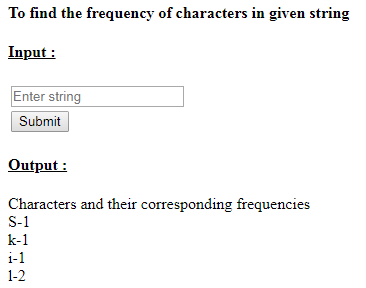 SkillPundit: PHP To Find the Frequency of Characters of Given String SkillPundit: PHP To Find the Frequency of Characters of Given String