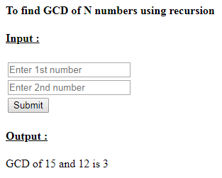 SkillPundit: PHP To Find GCD of N numbers Using Recursion SkillPundit: PHP to find GCD of N numbers using recursion