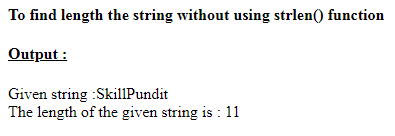skillPundit: PHP To Find the Length of The Given String Using Static skillpundit: PHP To find the length of the given string using static