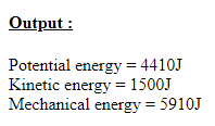 SkillPundit: PHP To find Mechanical energy of a particle