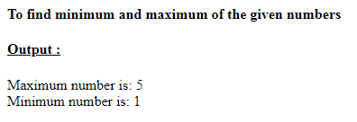 SkillPundit: PHP To Find the Minimum and Maximum Numbers of Given Numbers Recursively SkillPundit: PHP To Find the Minimum and Maximum Numbers of Given Numbers Recursively