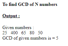 SkillPundit: PHP To Find GCD of Given N numbers SkillPundit: PHP To Find GCD of Given N numbers