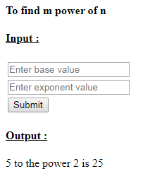 SkillPundit: PHP To Find the m Power n of Given Number SkillPundit: PHP To Find the m Power n of Given Number