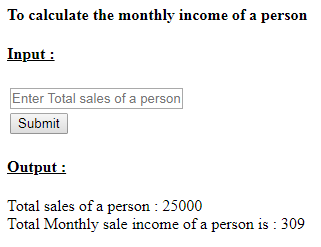 SkillPundit: PHP To Calculate Monthly Income of a Person Using Sales Commission SkillPundit: PHP To Calculate Monthly Income of a Person using Sales Commission