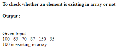 SkillPundit: PHP To Check Number Existing in Given Array or Not