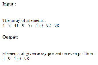 SkillPundit: PHP Program To Print Even Position Elements in Given Array of Elements SkillPundit :PHP To Print Even Position Elements in Given Array of Elements