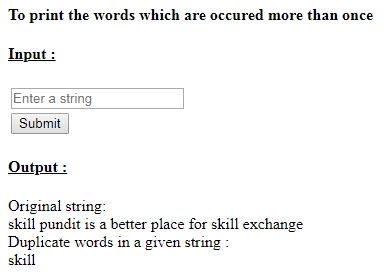 SkillPundit: PHP To Print Name Which Occured More Than Once Time SkillPundit: PHP To print name which occured more than once time