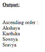 SkillPundit: PHP Program To Read ‘n’ Names and Print it in Ascending Order SkillPundit: PHP To Read ‘n’ Names and Print it in Ascending Order