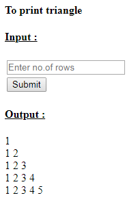 SkillPundit: PHP To Print Number Triangle SkillPundit: PHP To Print Number Triangle
