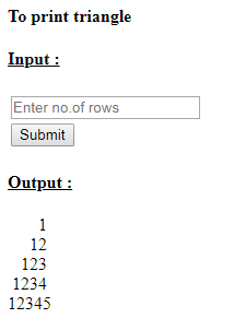 SkillPundit: PHP To Print Number Triangle SkillPundit: PHP To print number triangle