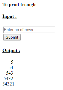 SkillPundit: PHP To Print Number Triangle SkillPundit: PHP To print number triangle